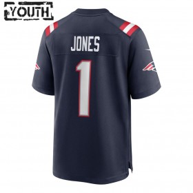 Lasten New England Patriots NFL Pelipaita Mac Jones 1 Nike Navy 2021 NFL Draft